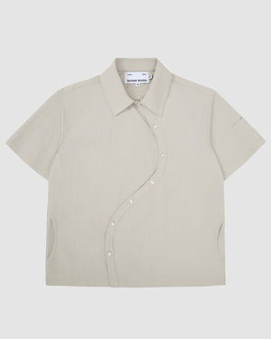 GRAY YIN YANG SHORT SLEEVE SHIRT