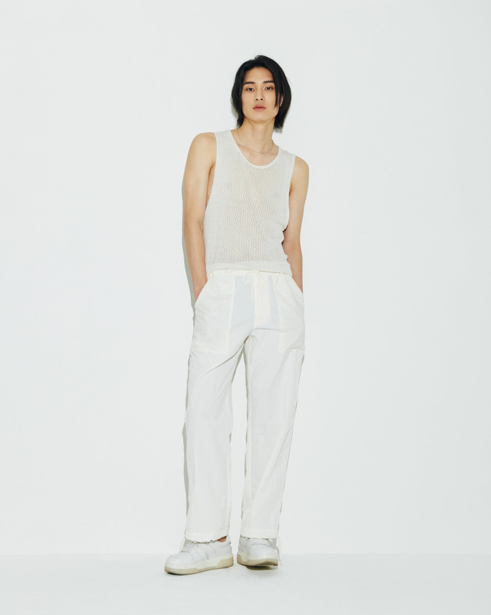 Generation Love - Palmer Lace Cargo Pant - White