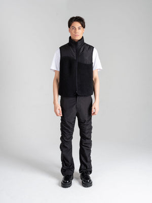 Yin Yang Fleece Puffer Vest