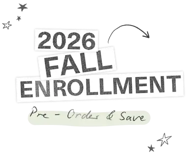 2026 Fall Enrollment — Pre-order & save